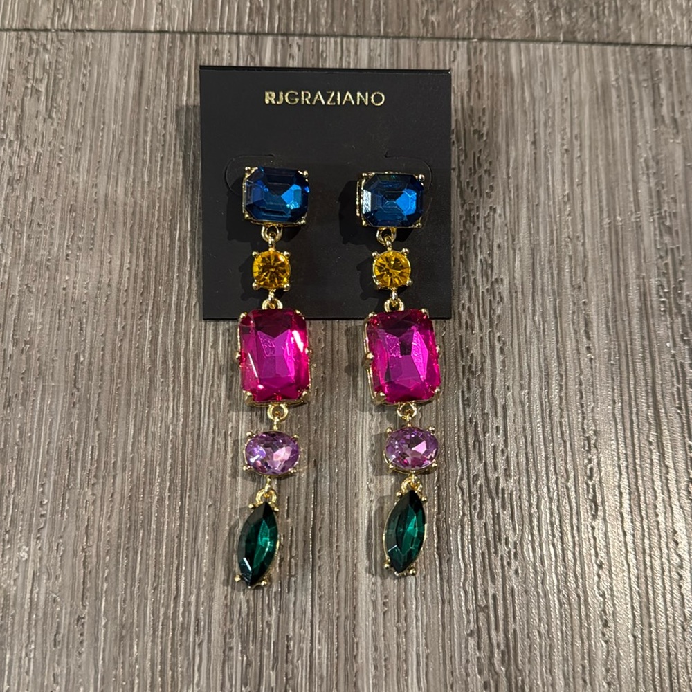 R.J. Graziano Crystal earrings
